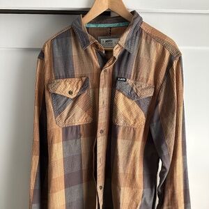Jetty Men's L Button Down Flannel